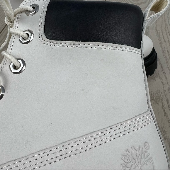 Timberland Women's Sky Waterproof Lace-Up Boots US7 Bright White Nubuck $165 - Picture 4 of 11